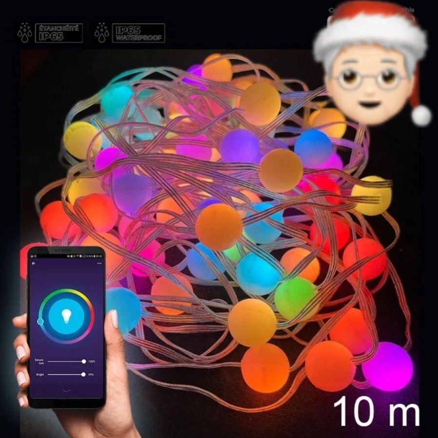 Cadena de Bolas de Luz USB